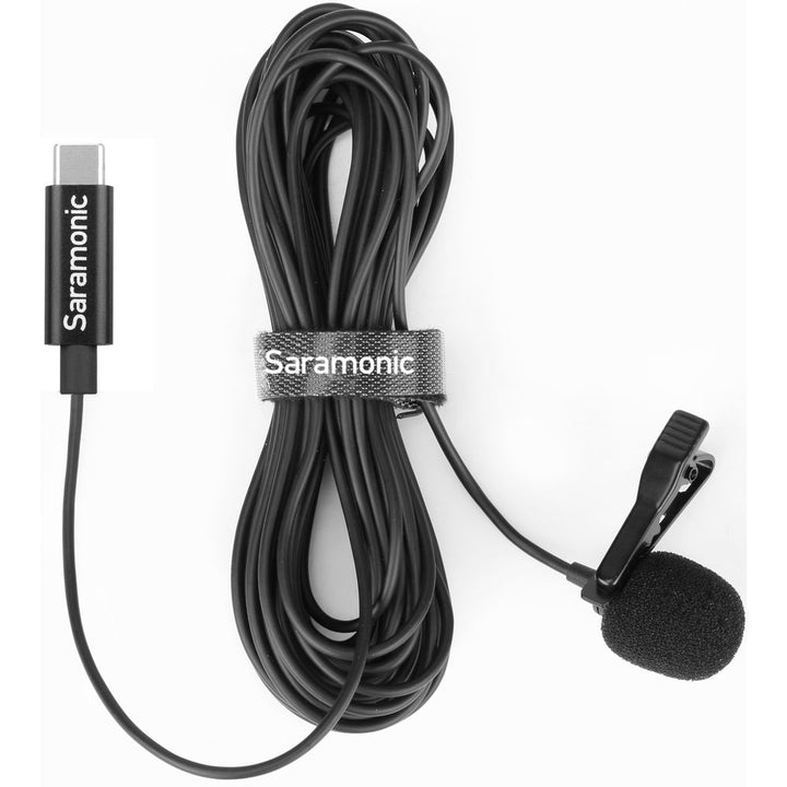 Saramonic LavMicro U3B Omnidirectional Lavalier Microphone w/ USB Type-C Connector - 19.6’ Cable