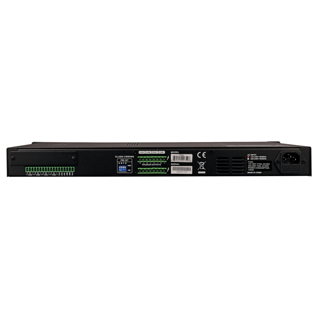 ART 4CH 70/100V INSTALL AMPLIFIER
