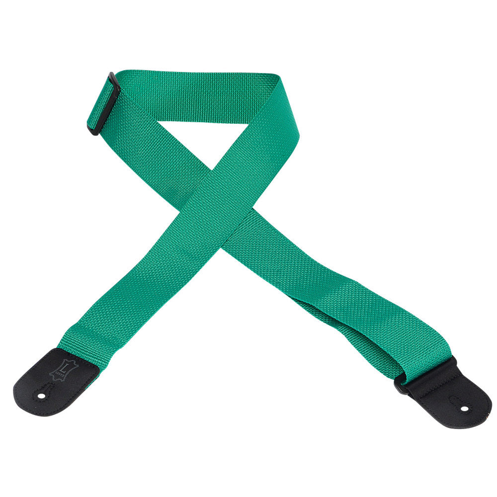 Levy's M8POLY-GRN Polypropylene Guitar Straps