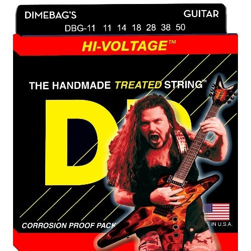 DR Strings DBG-11 (Heavy) - Dimebag Darrell Nickel Plated Electric: 11, 14, 18, 28, 38, 50
