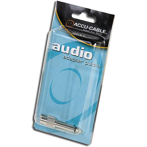 Accu-Cable Audio Adapter 1/4” Male to RCA Female