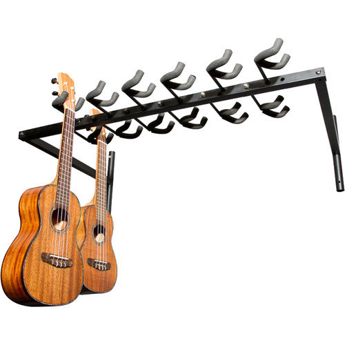 On-Stage GS5012 Ukulele Rack with Foam Holders 12-Space