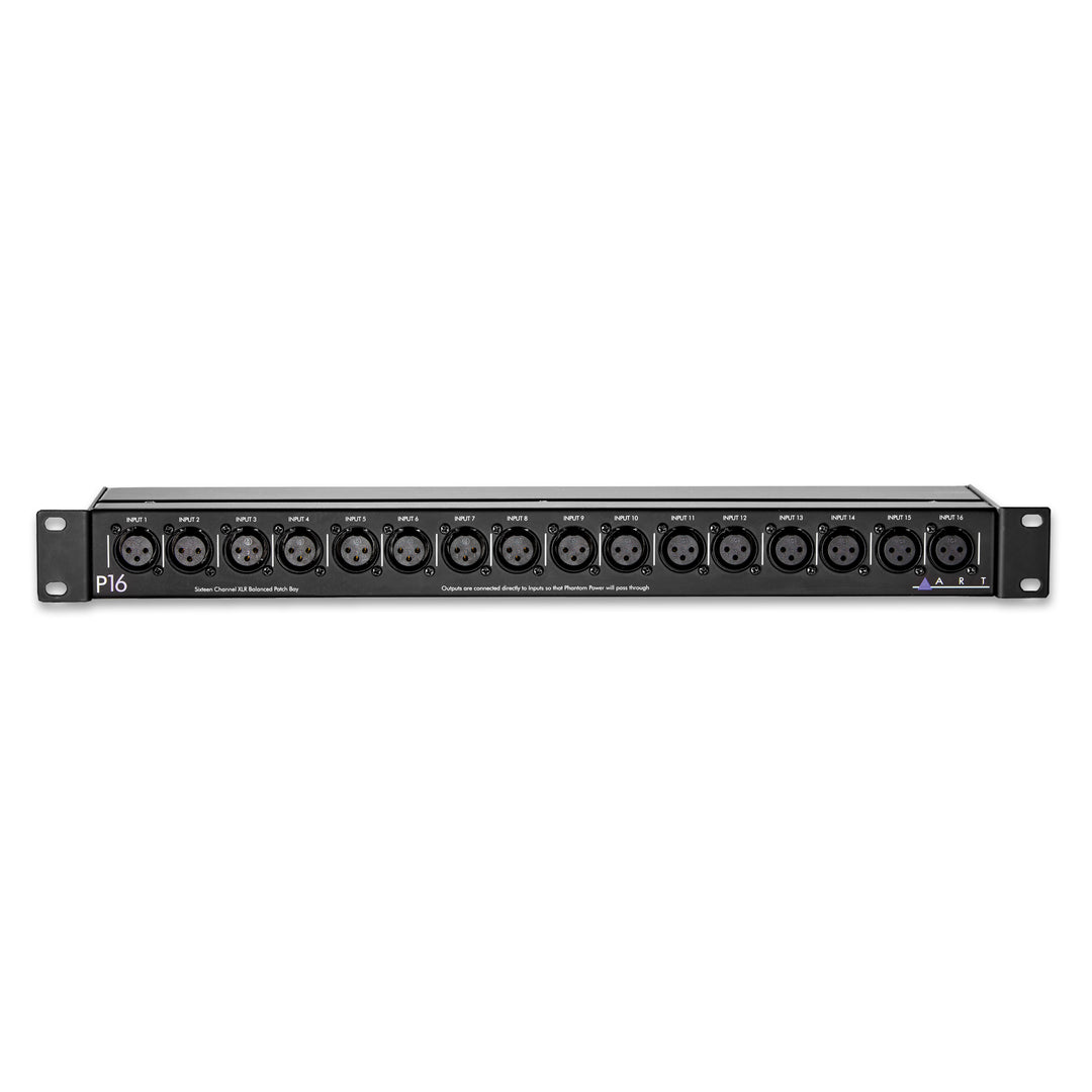 ART XLR 16 CH PATCH BAY - 1U