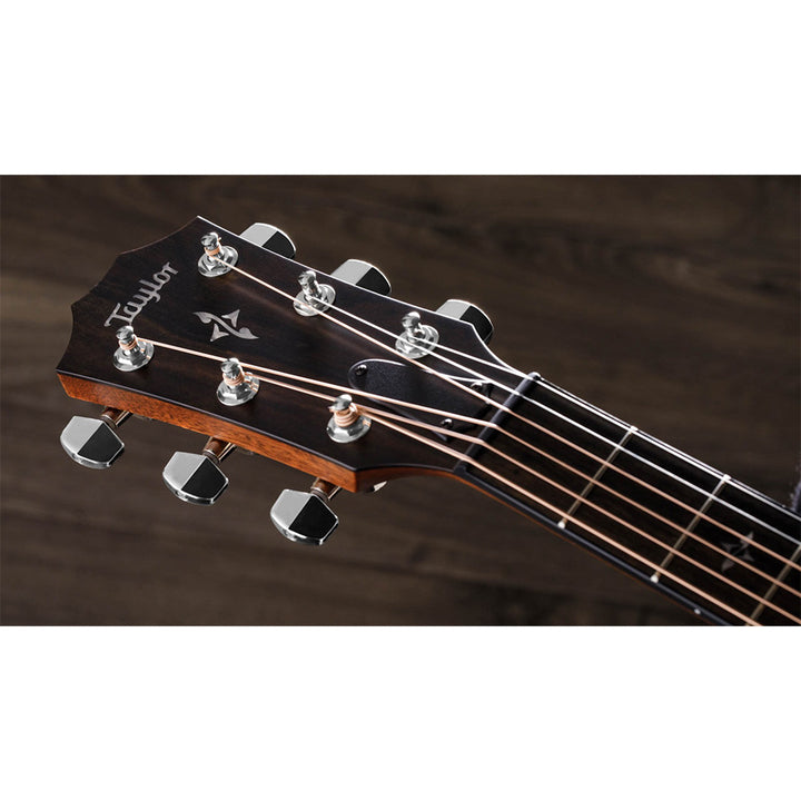 Taylor Guitars 417e, West African Crelicam Ebony Fretboard, Expression System ® 2 Electronics, Non-cutaway with Taylor Deluxe Hardshell-Western Floral Case