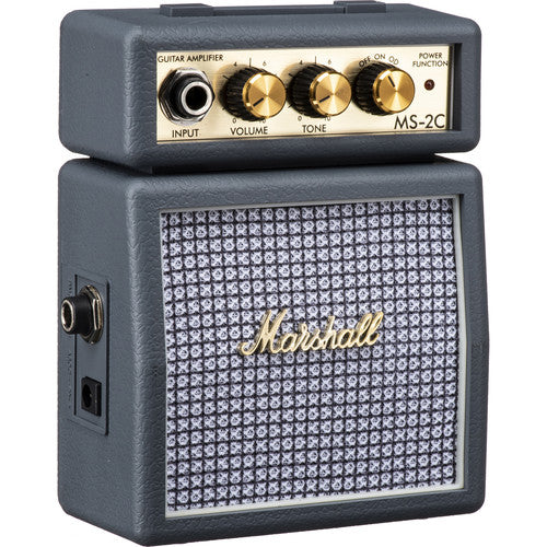 Marshall MS-2C Micro Amp - Mini Practice Amp (Vintage Gray)