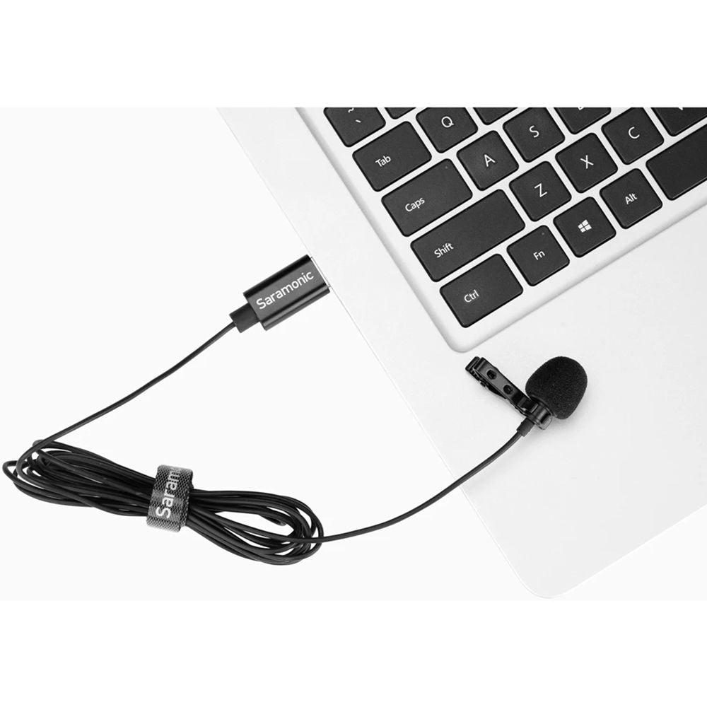 Saramonic SR-ULM10 Omnidirectional USB Lavalier Microphone - 6.5’ Cable