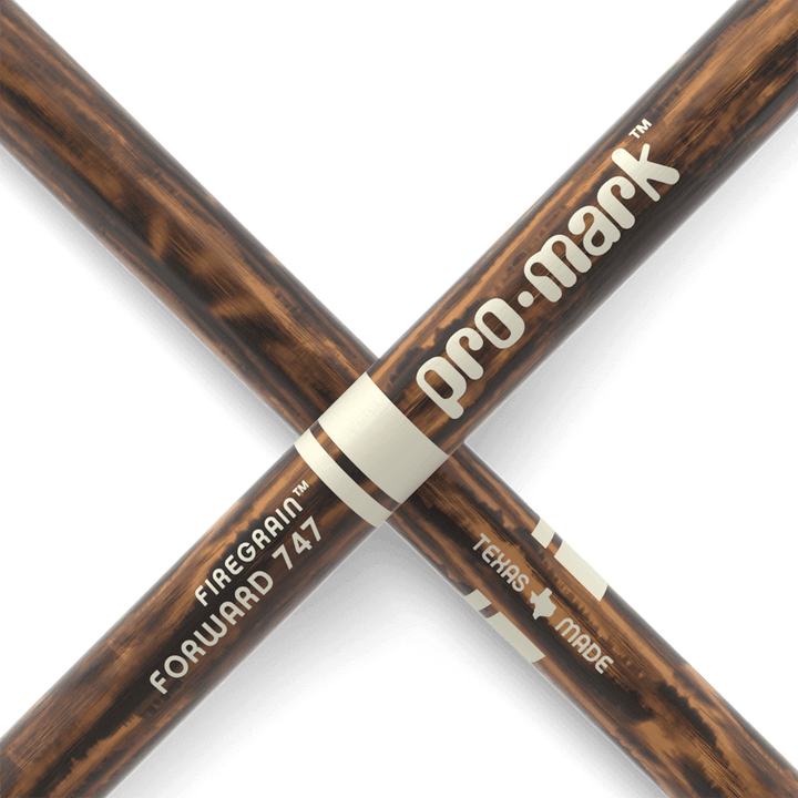 Promark TX747W-FG-Promark Classic 747 Firegrain Hickory Drumsticks