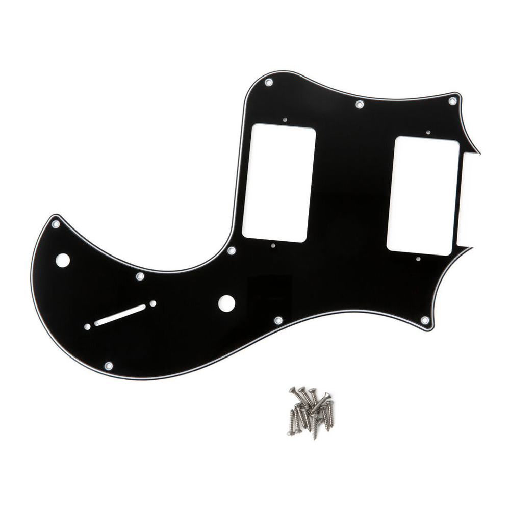 PRS Pickguard for Standard 24 S2 - 3-Ply Black, White, Black