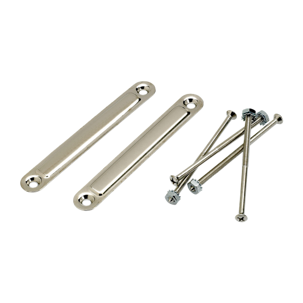 Fender Pure Vintage Medium Chassis Straps - Nickel