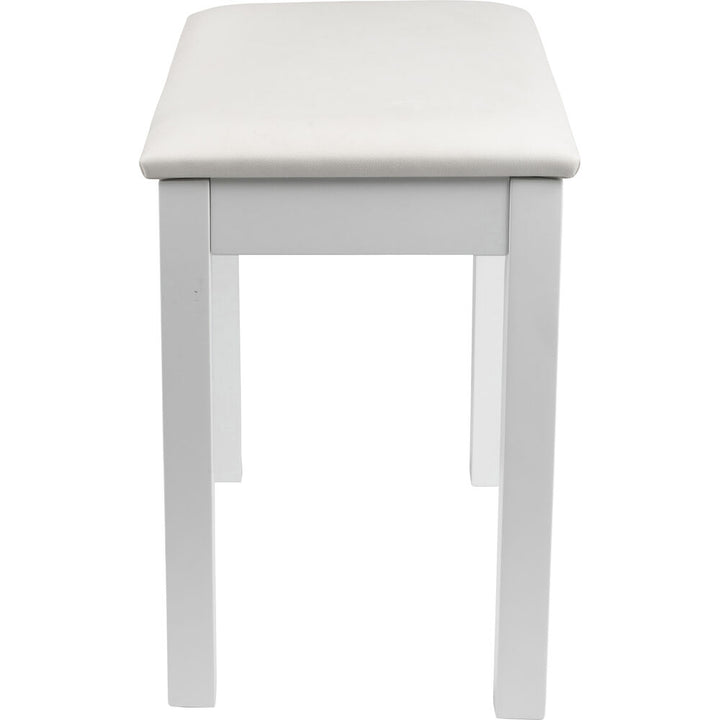 Gator Traditional Wooden Piano Bench - White