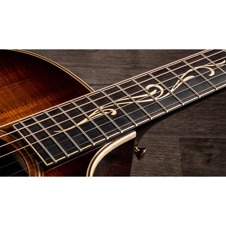 Taylor Guitars K24ce, Hawaiian Koa Top, Hawaiian Koa Back and Sides, West African Crelicam Ebony Fretboard, Expression System ® 2 Electronics, Venetian Cutaway with Taylor Deluxe Hardshell Brown Case