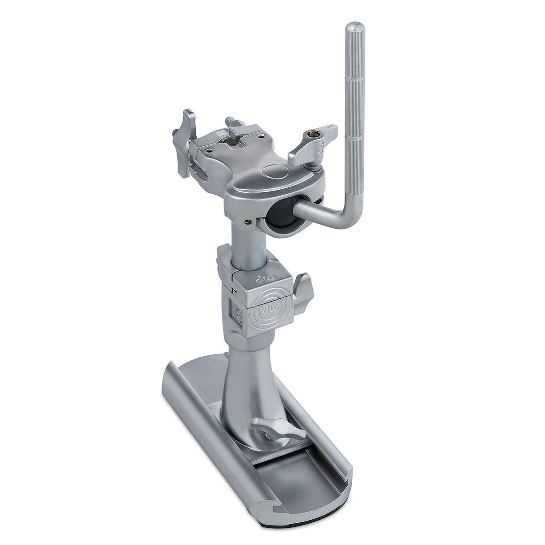 DWCP9991BDSC-DW Bass Drum Mounted Single Tom Arm w/ Slide Track, Satin Chrome