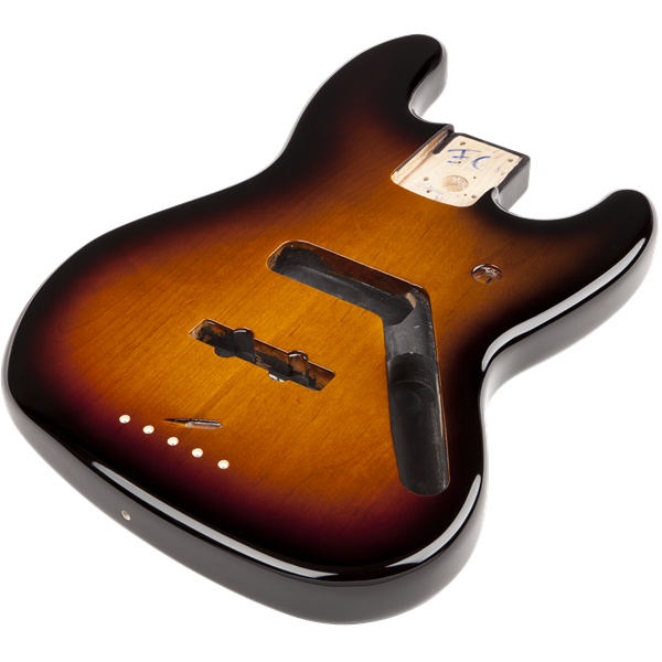 Fender Standard Series Jazz Bass Alder Body - Brown Sunburst - Brown Sunburst