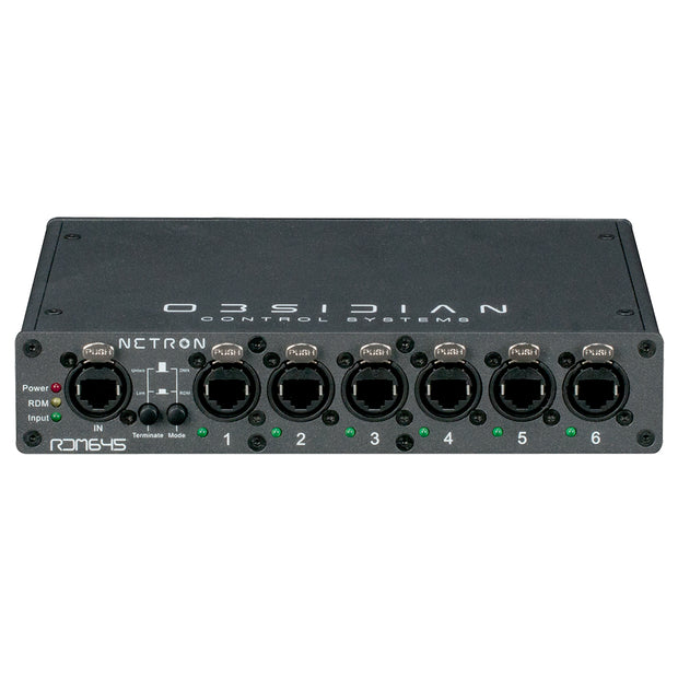 Elation Obsidian RDM645 - DMX RDM Splitter - With 6x RJ45 Ports