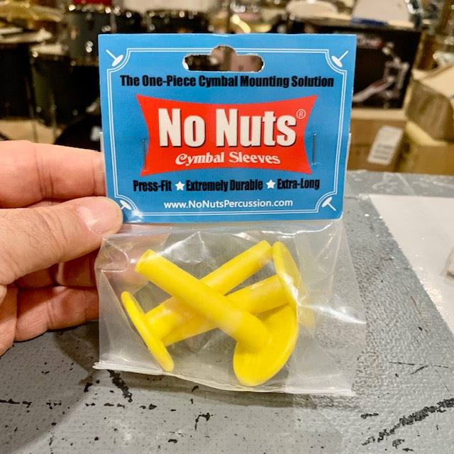 No Nuts 5007- No Nuts Cymbal Sleeves Yellow ( 3 -Pack )