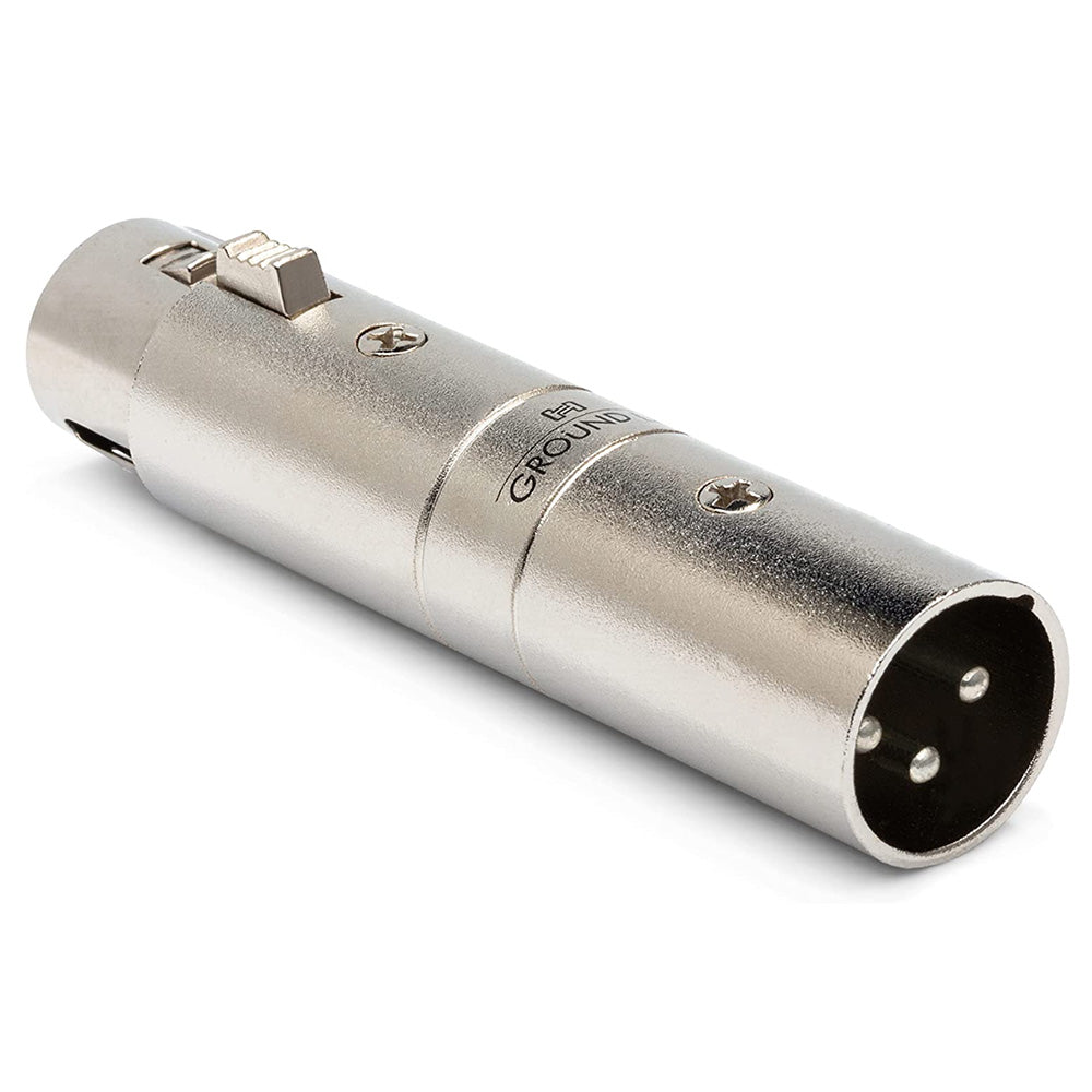 Hosa Technology GLT-255 XLR Female to XLR Male Ground Lift Hum Stopper