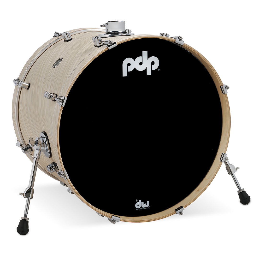 PDP Concept Maple Finish Ply 18x22 Bass Drum w/ BDM Bracket (No Tom Holder) - Twisted Ivory