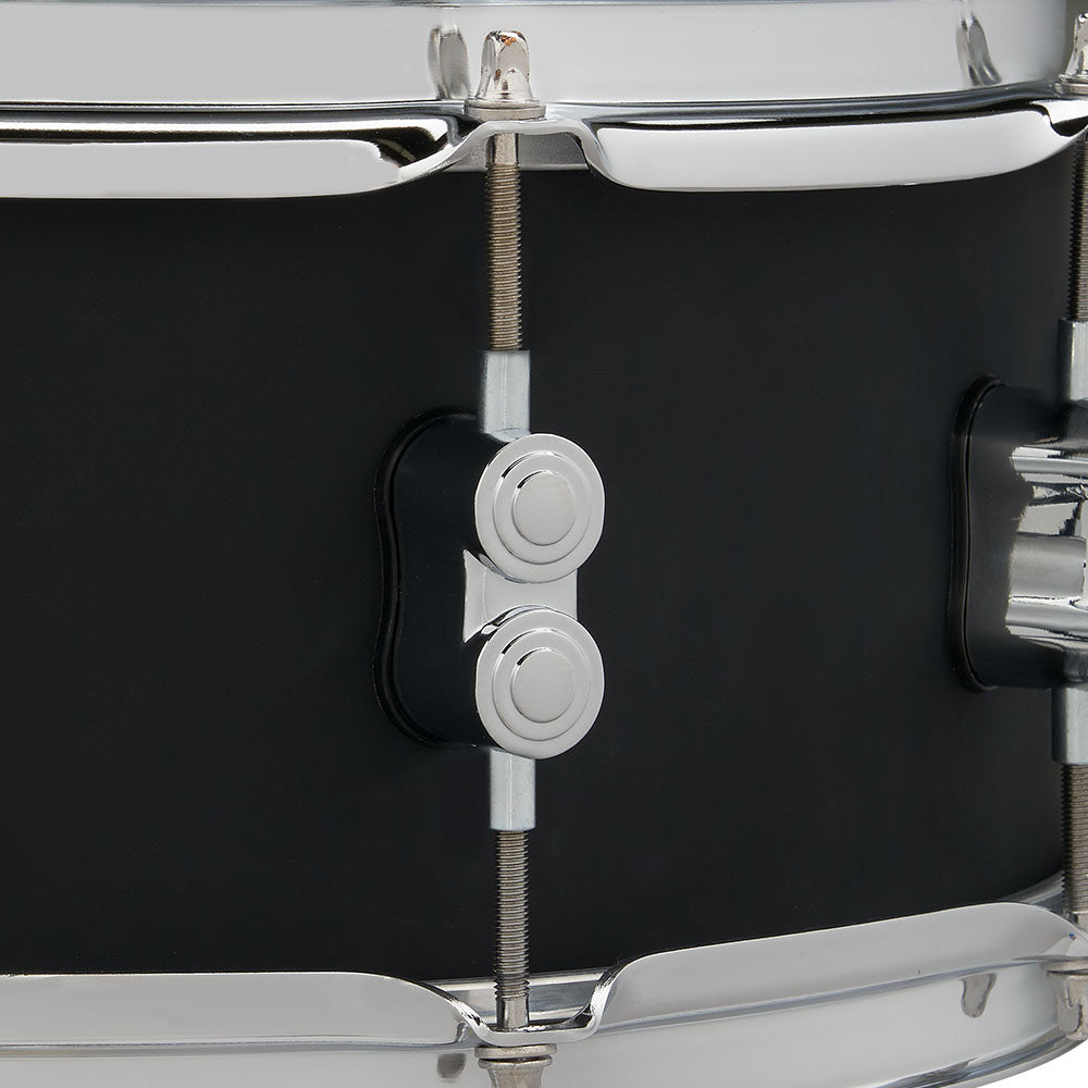 PDP Concept Maple Finish Ply 5.5x14 Snare Drum w/ Chrome Hardware - Satin Black