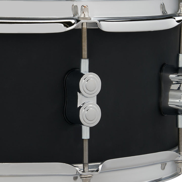 PDP Concept Maple Finish Ply 5.5x14 Snare Drum w/ Chrome Hardware - Satin Black
