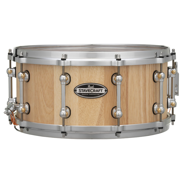 Pearl SCD1465TO StaveCraft 14''x6.5'' Thai Oak Snare Drum - Hand-Rubbed Natural