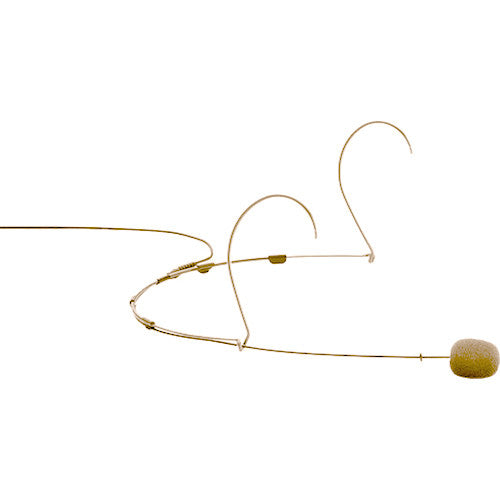 DPA Microphones d:fine Core 4088 Directional Headset Microphone w/ 3.5mm Locking Mini-Jack Connector - Medium, Beige