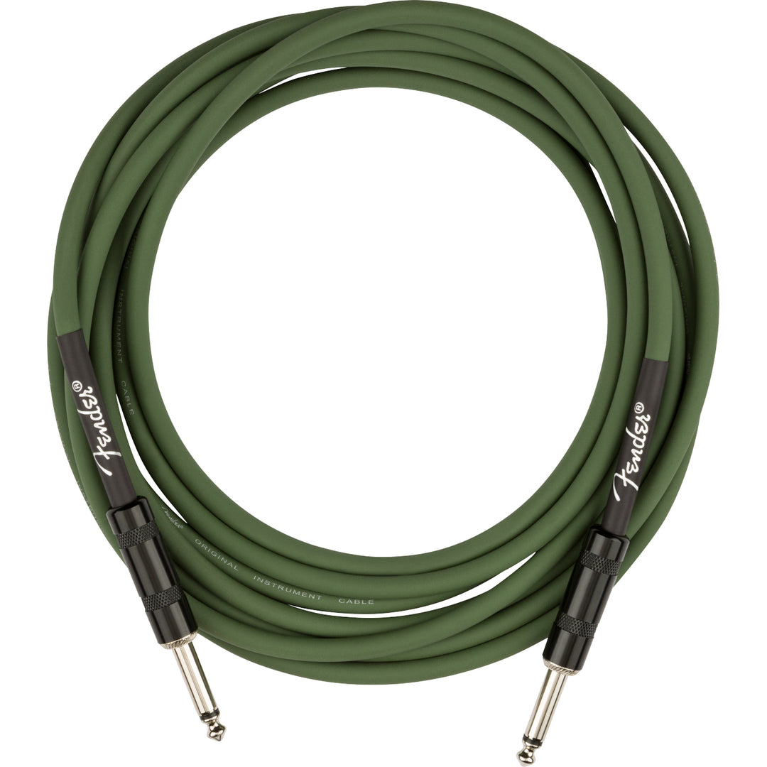 Fender Joe Strummer Pro 13’ Instrument Cable - Drab Green