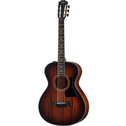 Taylor Guitars 322e 12-Fret, West African Crelicam Ebony Fretboard, Expression System ® 2 Electronics, Non-cutaway with Taylor Deluxe Hardshell Brown Case