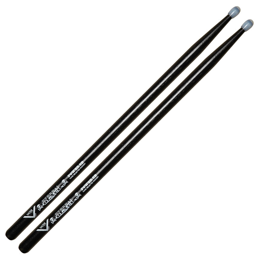 Vater VHEBP5BN - Vater Eternal Black Power 5B Nylon Tip Drumsticks