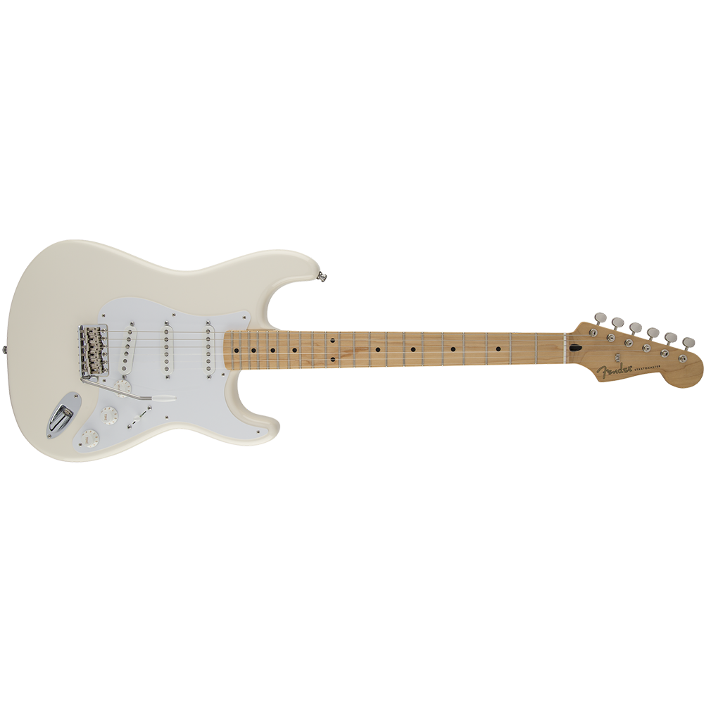 Fender Jimmie Vaughan Tex-Mex Strat, Maple Fingerboard (Olympic White)
