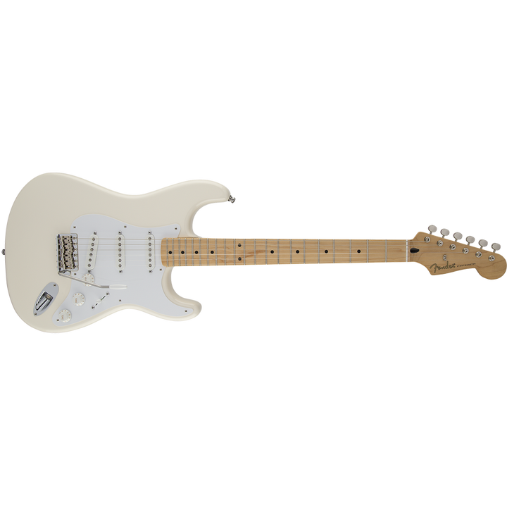 Fender Jimmie Vaughan Tex-Mex Strat, Maple Fingerboard (Olympic White)