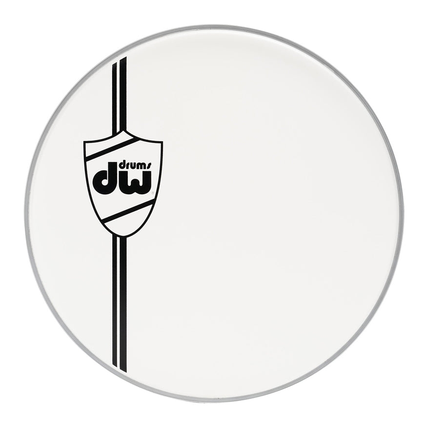 DW DRDHCW20KCL Coated White Bass Drum Head Classic - 20”