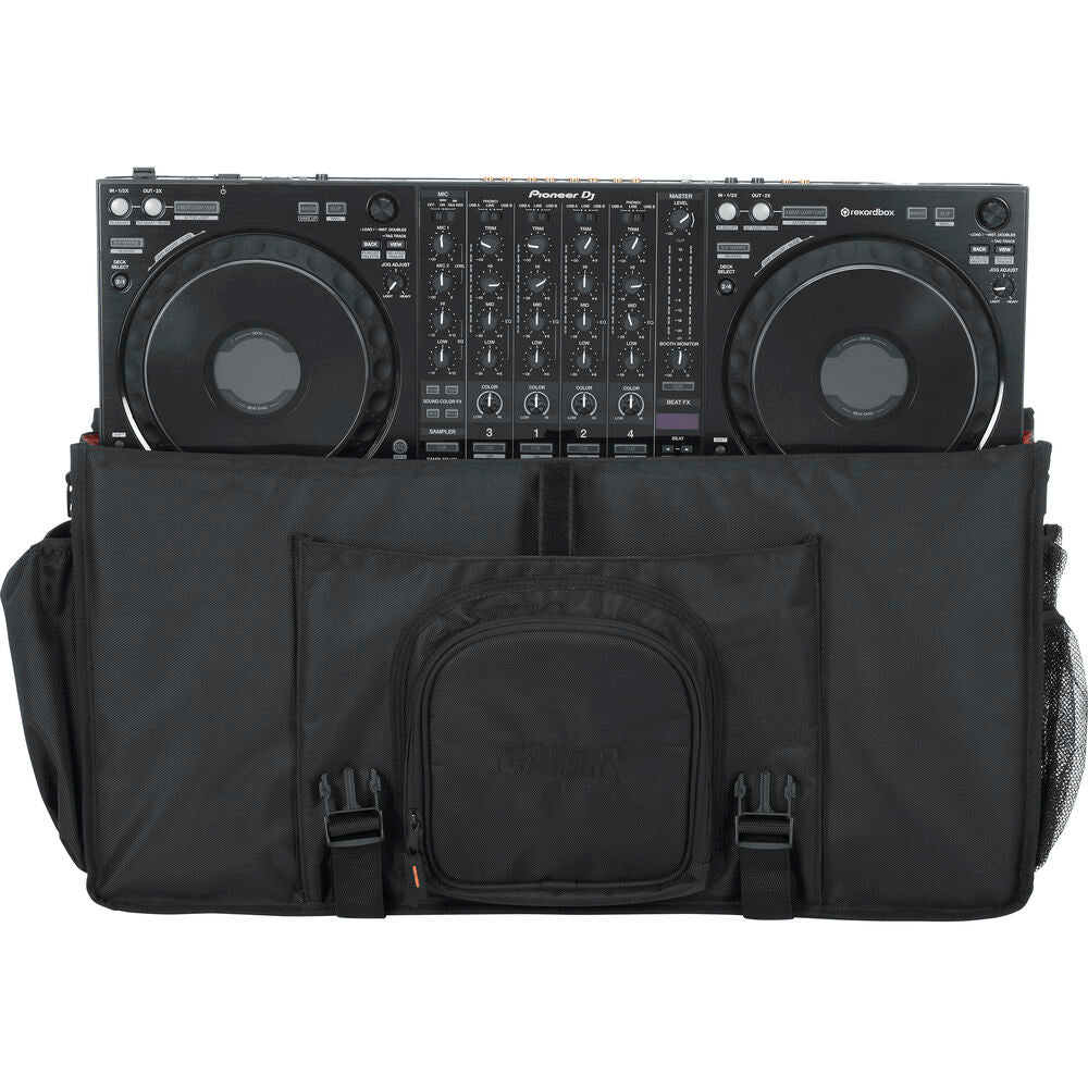 Gator G-Club Series Messenger Style Bag for 28 DJ Controllers, Laptop Headphones