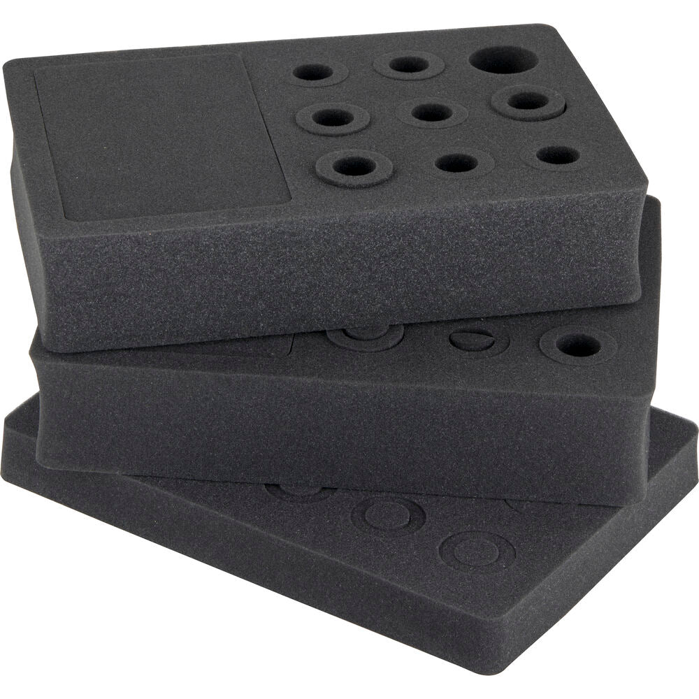 Odyssey MUMIC09 Vulcan Series Handheld Microphone Case with Storage for 9 Microphones