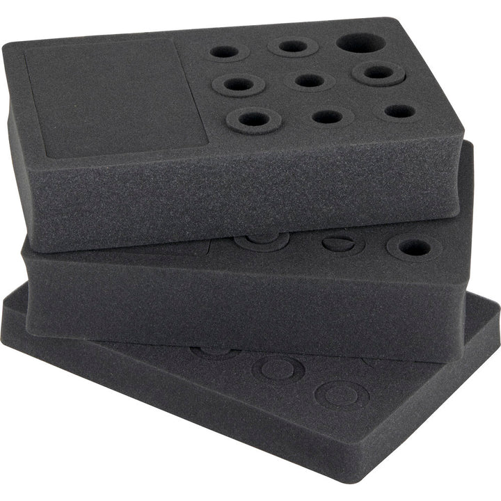 Odyssey MUMIC09 Vulcan Series Handheld Microphone Case with Storage for 9 Microphones
