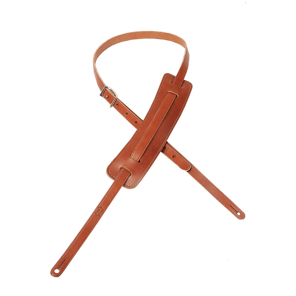 Levy's M25-BRN Veg-tan Leather Guitar Straps