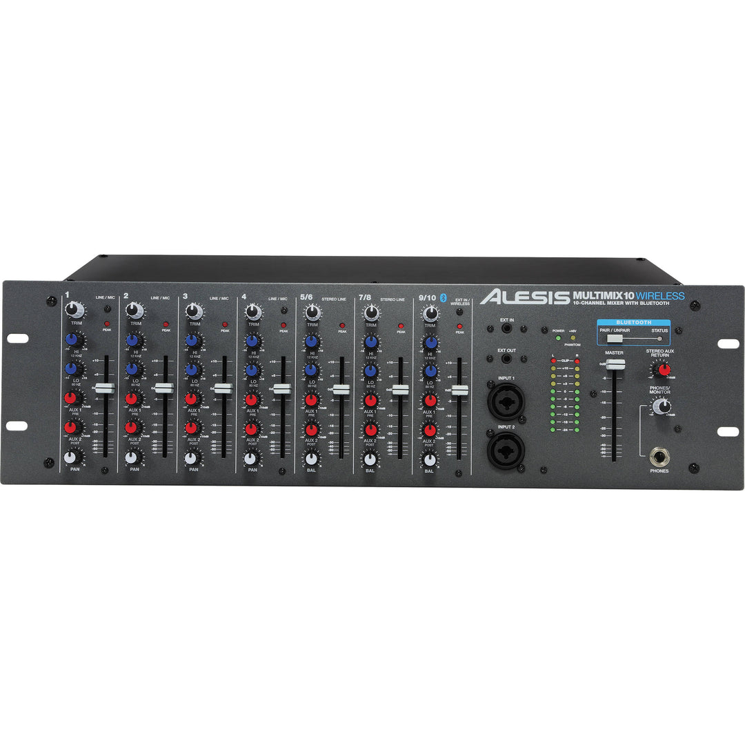 Alesis MultiMix 10 - Wireless Rackmount Mixer w/ Bluetooth