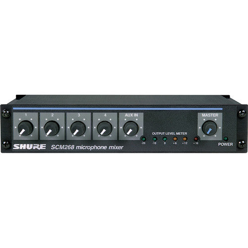 Shure SCM Series Mic/Auto Mixer Microphone 4 Channel