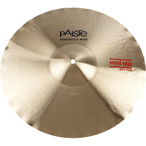 Paiste 1043314-Paiste Formula 602 14"Sound Edge Hi Hats Bottom Only