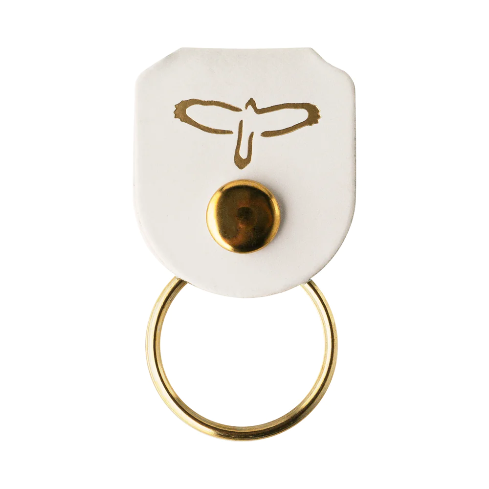 PRS Pick Holder Key Ring - Gold