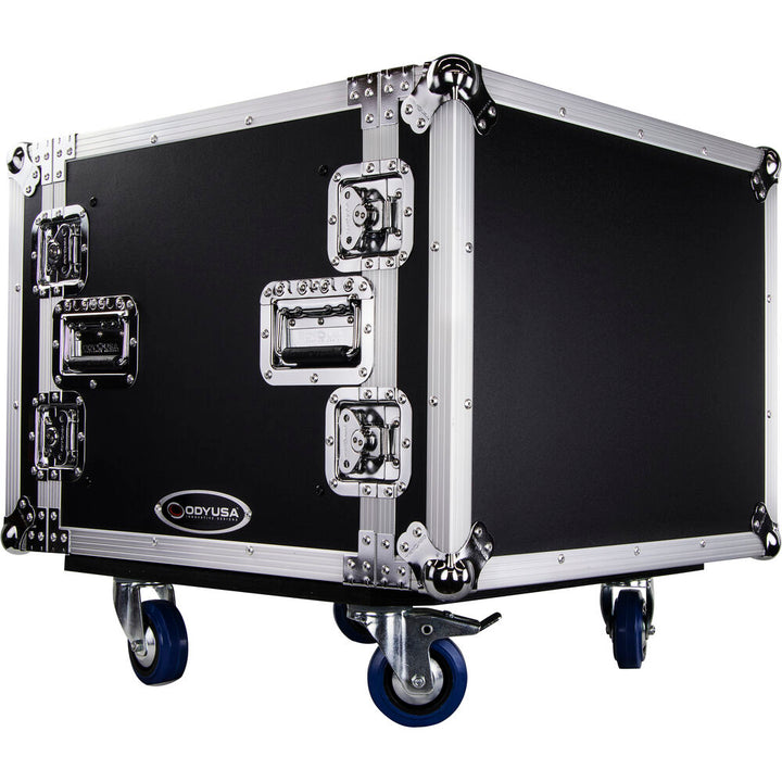Odyssey FZS08W Flight Zone Shockmount Case with Wheels - 8U