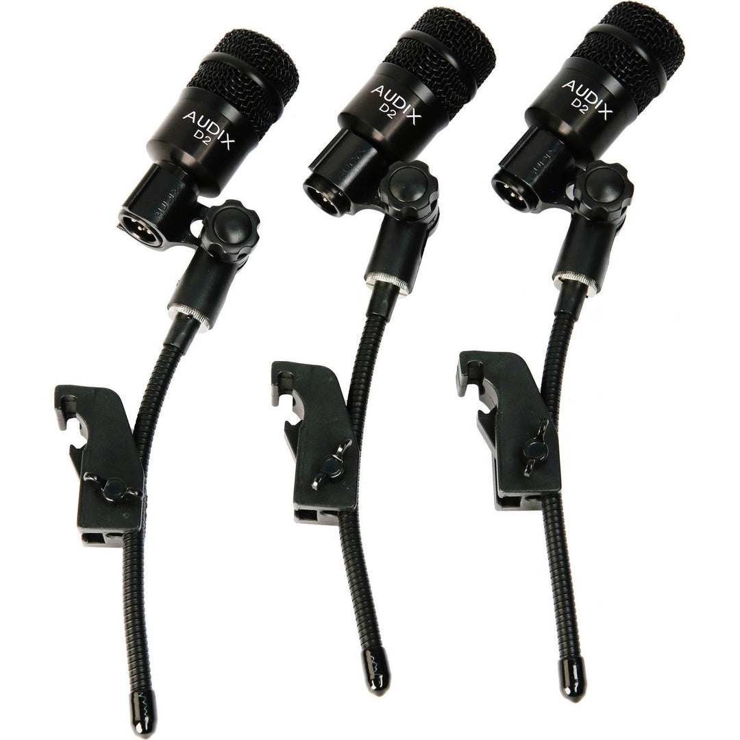 Audix D2 Dynamic Instrument Microphone (3-Pack)