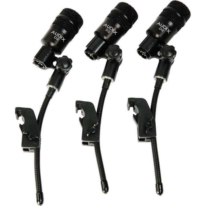 Audix D2 Dynamic Instrument Microphone (3-Pack)