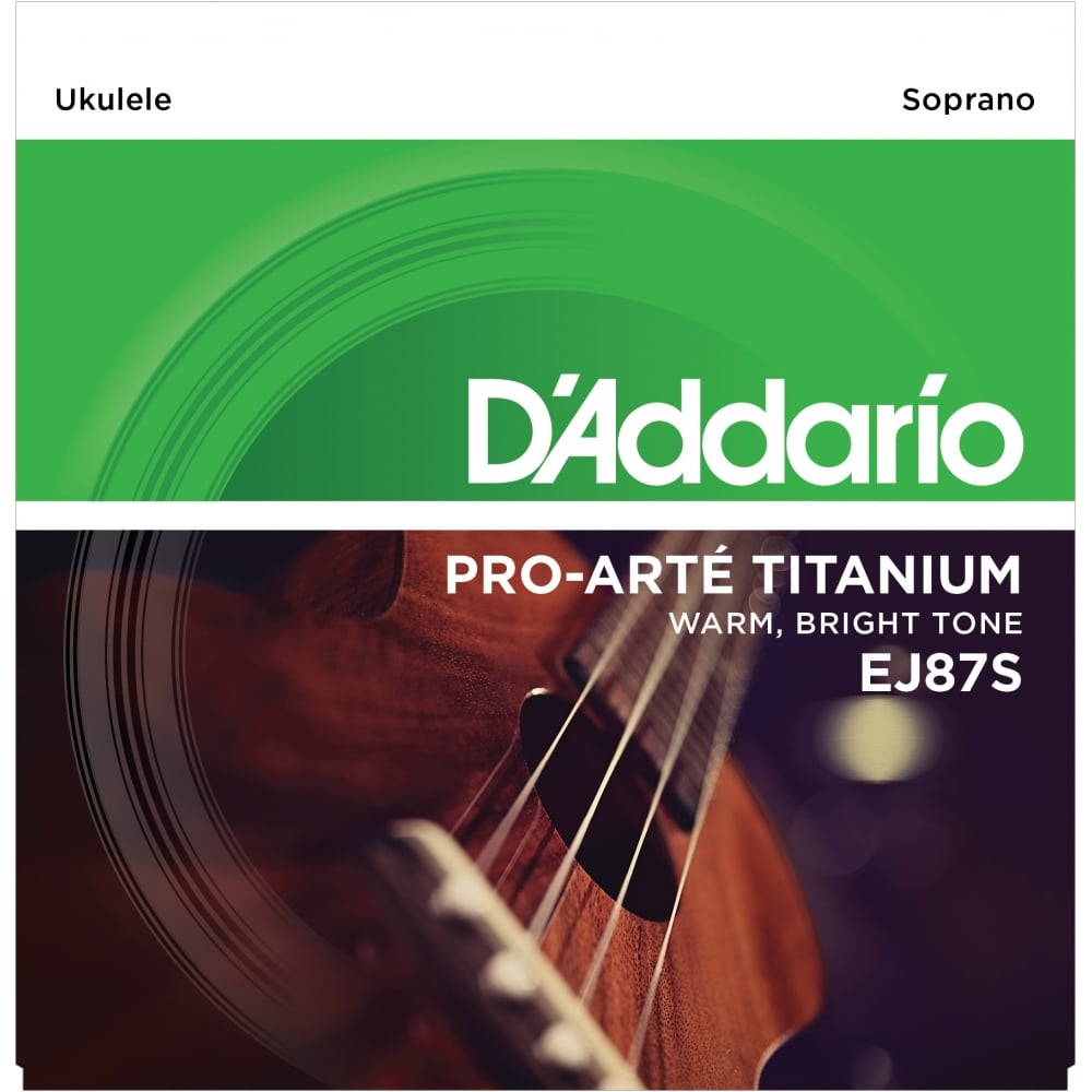 D'Addario EJ87S - SET SOPRANO TITANIUM UKULELE
