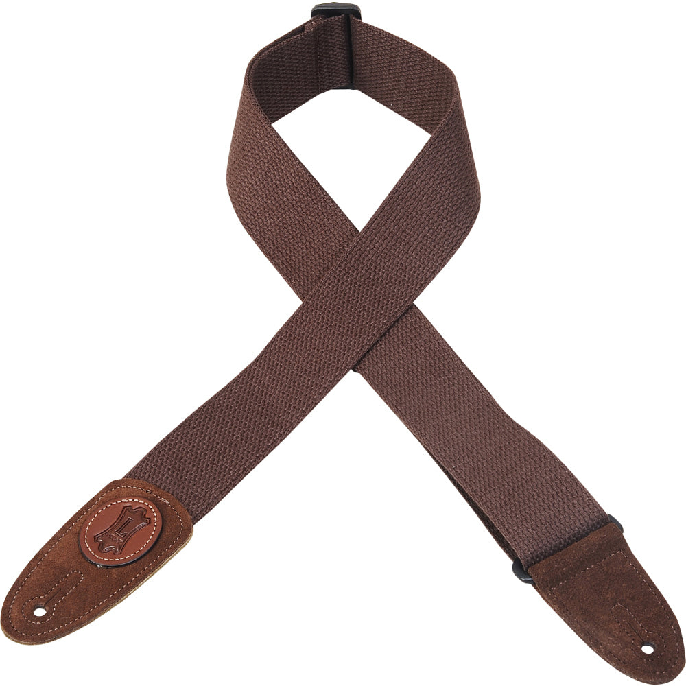 Levy's MSSC8-XL-BRN Cotton Guitar Straps