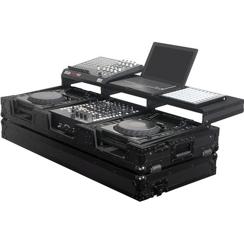 Odyssey Black Label Remixer Glide Style Series: CD/Digital Media DJ Coffin (Black)
