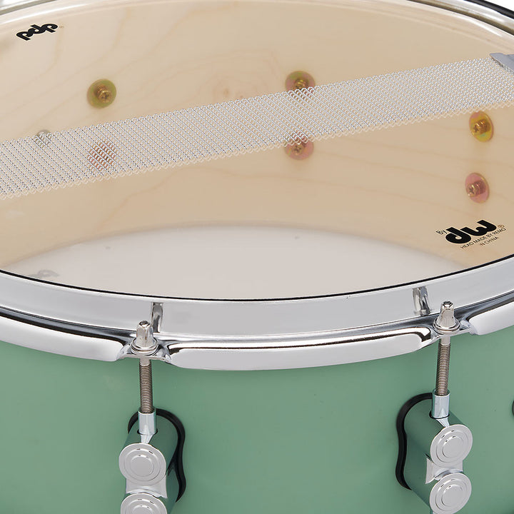 PDP Concept Maple Finish Ply 5.5x14 Snare Drum w/ Chrome Hardware - Satin Seafoam