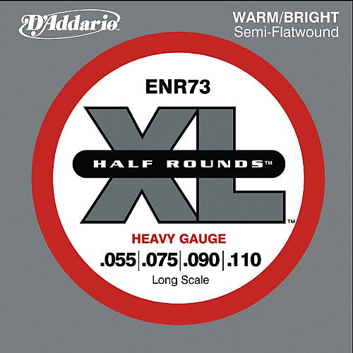 D'Addario ENR73 - SET BASS HALF RND 55-110 LONG