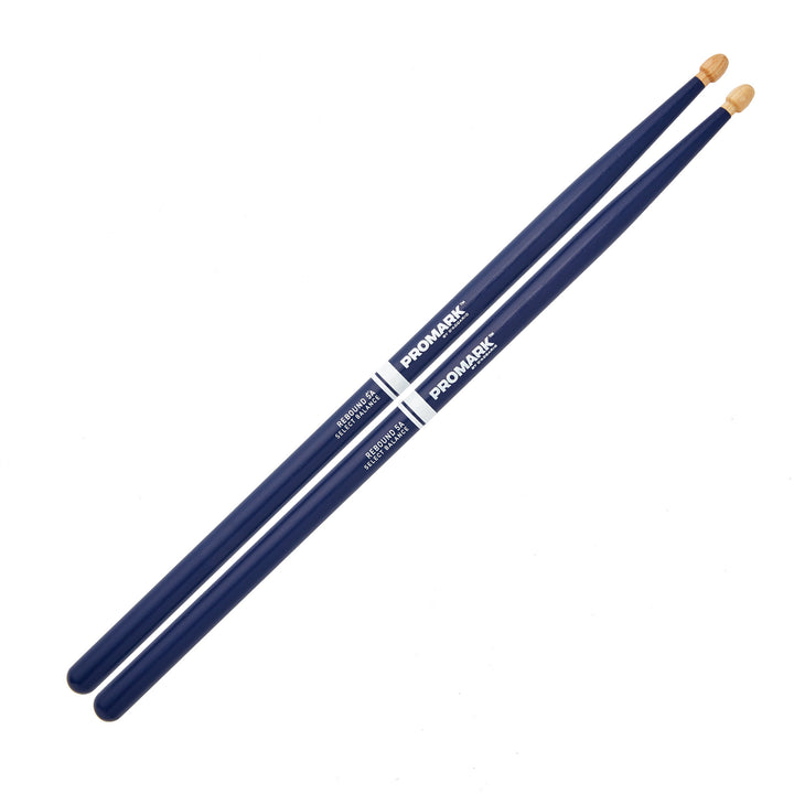 Promark RBH565AW-Blue-Promark Rebound 5A Acorn Blue Drumsticks