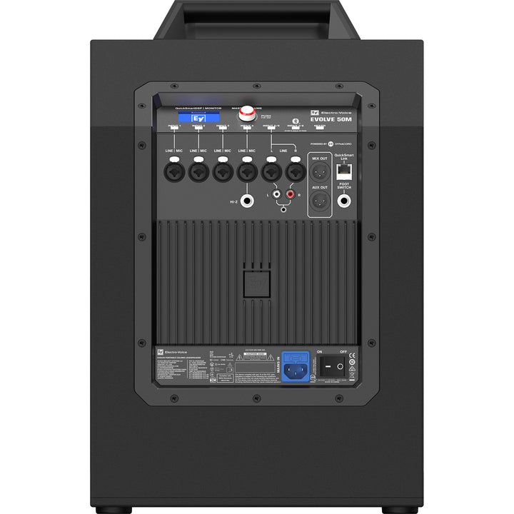 Electro-Voice Evolve 50M Powered Column Speaker System w/ Mixer - Black