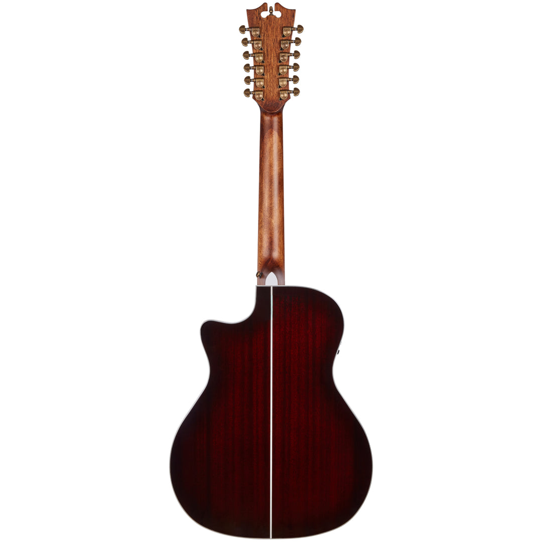 D'Angelico Premier Fulton 12-String Acoustic Guitar - Black Cherry Burst